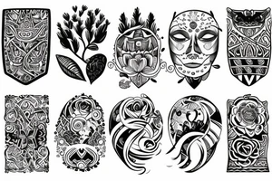 scandinavian style tattoo idea