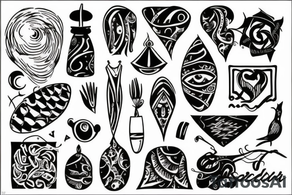 scandinavian style tattoo idea
