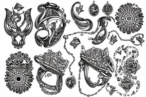 bling bling tattoo idea