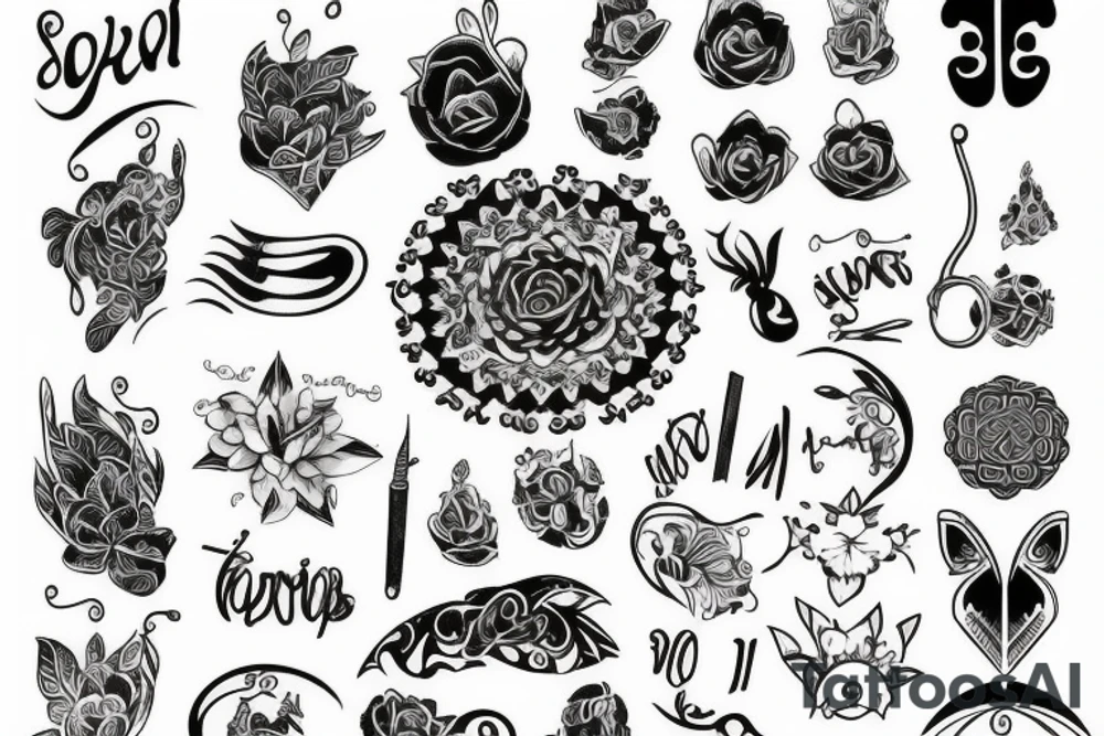 scandinavian style tattoo idea