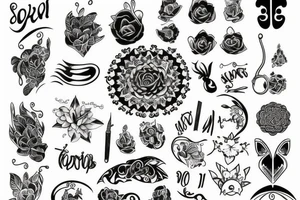 scandinavian style tattoo idea