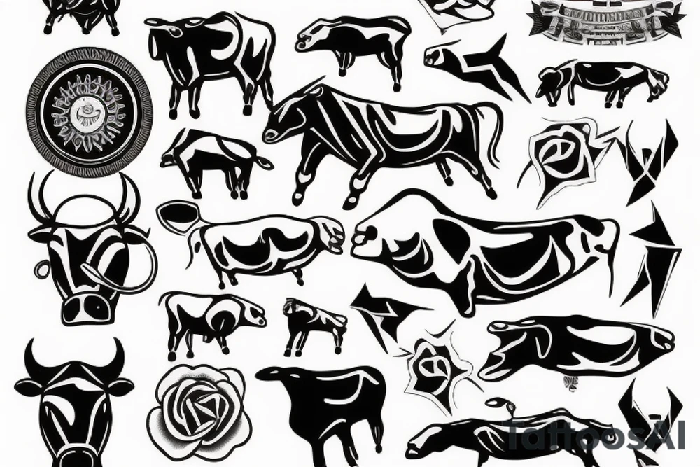 bullriding tattoo idea