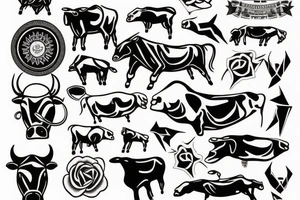 bullriding tattoo idea