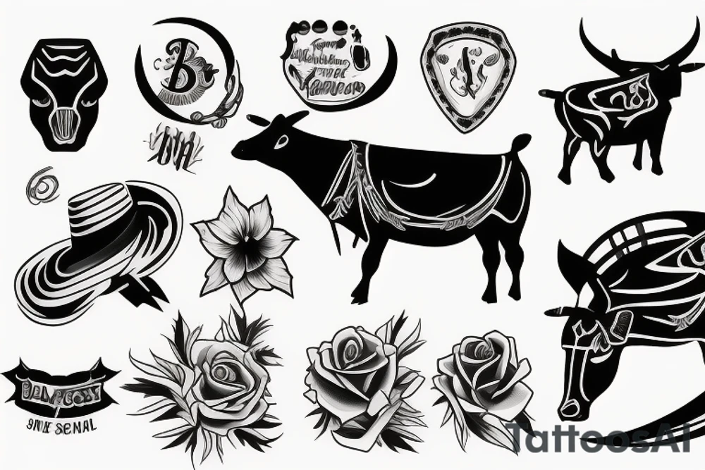 bullriding tattoo idea