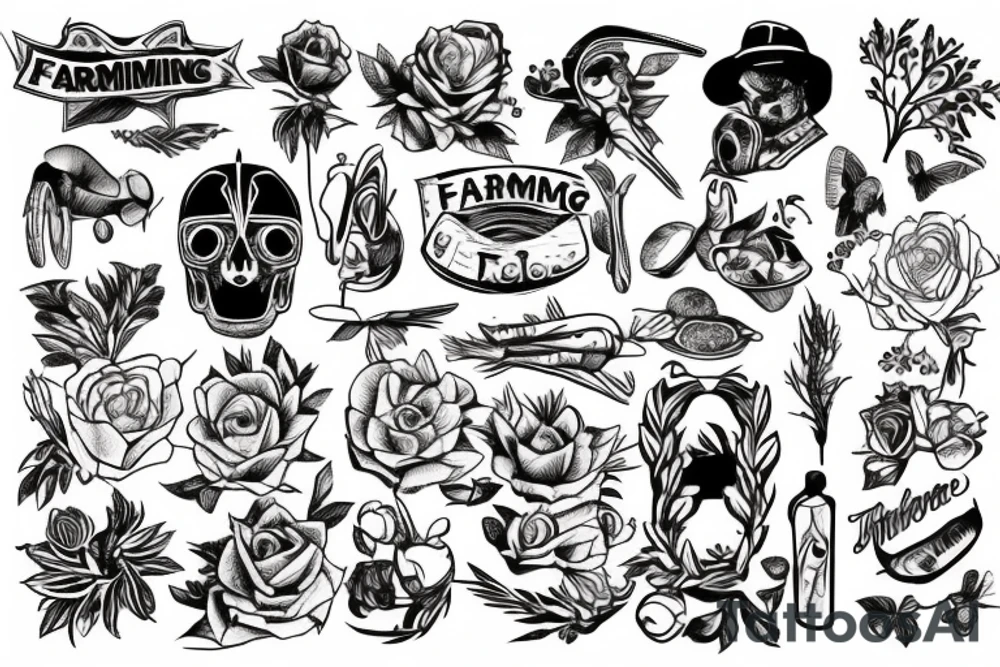 farming tattoo idea