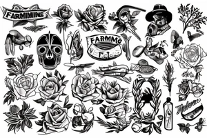 farming tattoo idea
