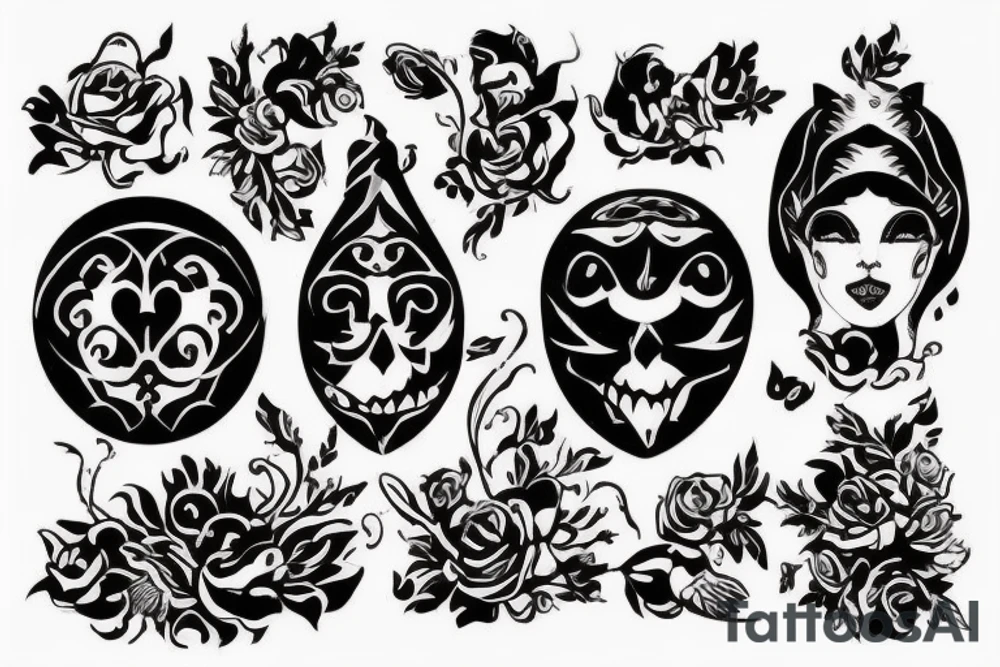 Опасный взгляд волка ,который ждёт жертву tattoo idea