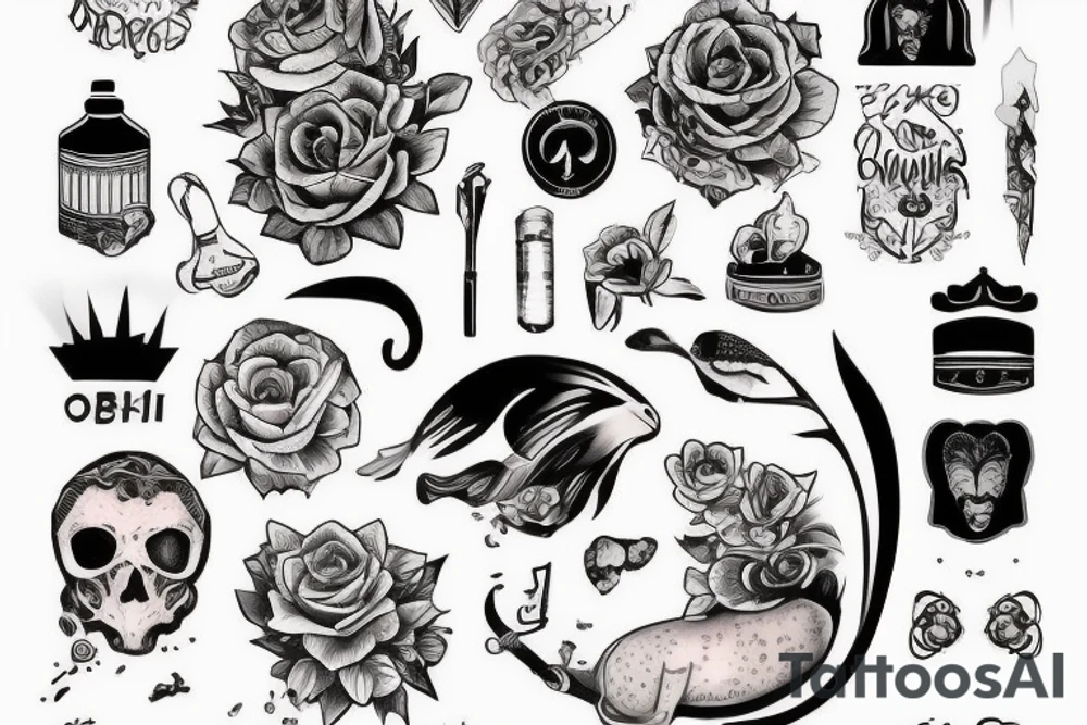 Опасный взгляд волка ,который ждёт жертву tattoo idea