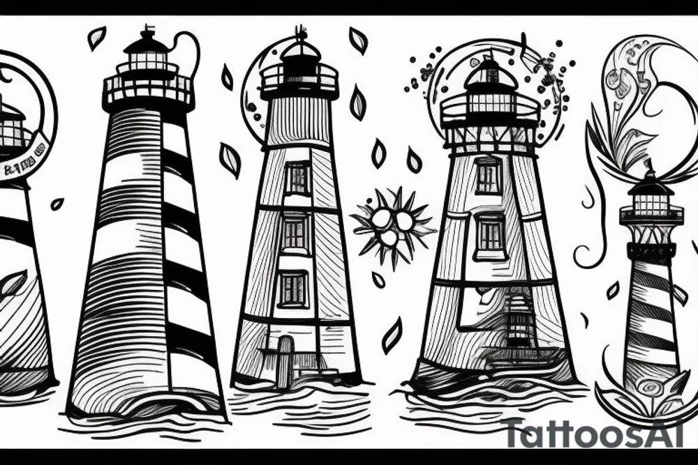 Lighthouse tattoo idea