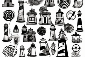 Lighthouse tattoo idea