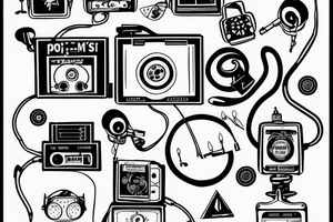 Popov 's radio receiver tattoo idea