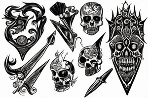 dagger tattoo idea