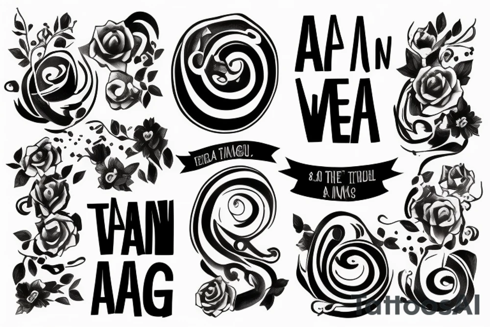 a phrase that says "and a nation will tango all night long" tattoo idea
