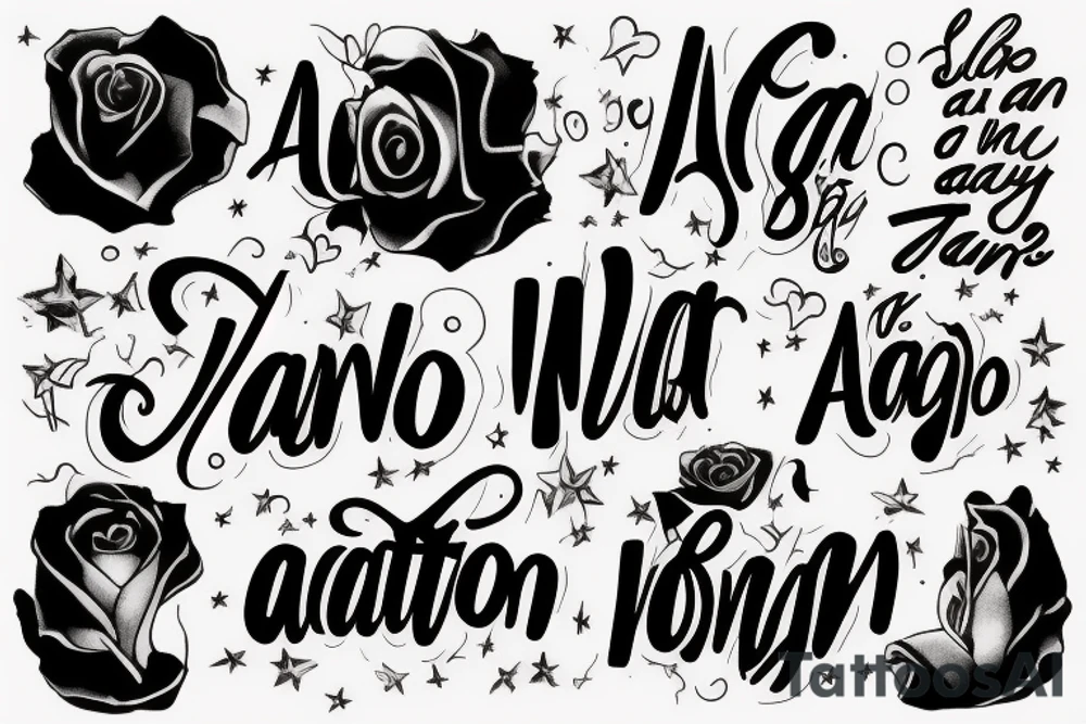 a phrase that says "and a nation will tango all night long" tattoo idea