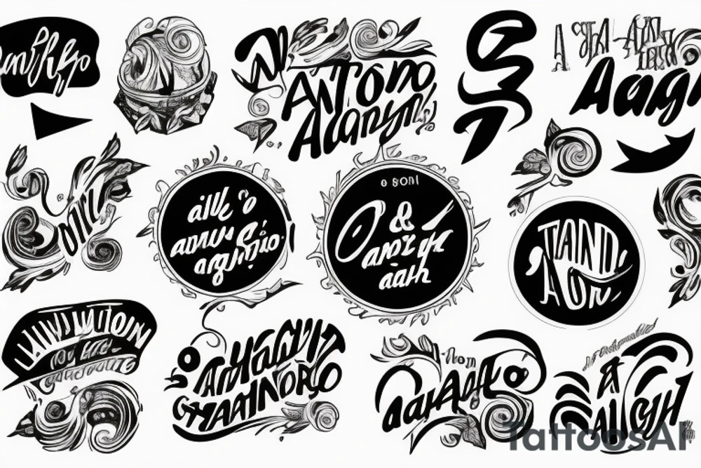 a phrase that says "and a nation will tango all night long" tattoo idea