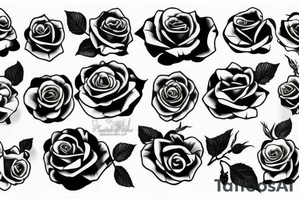 una rosa per il collo tattoo idea