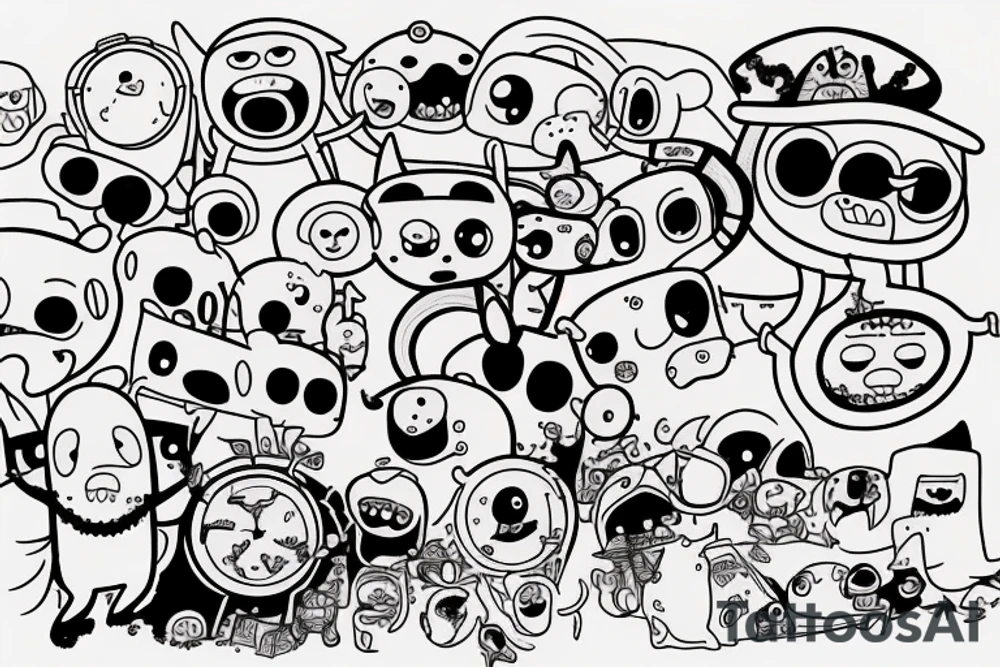 adventure time tattoo idea