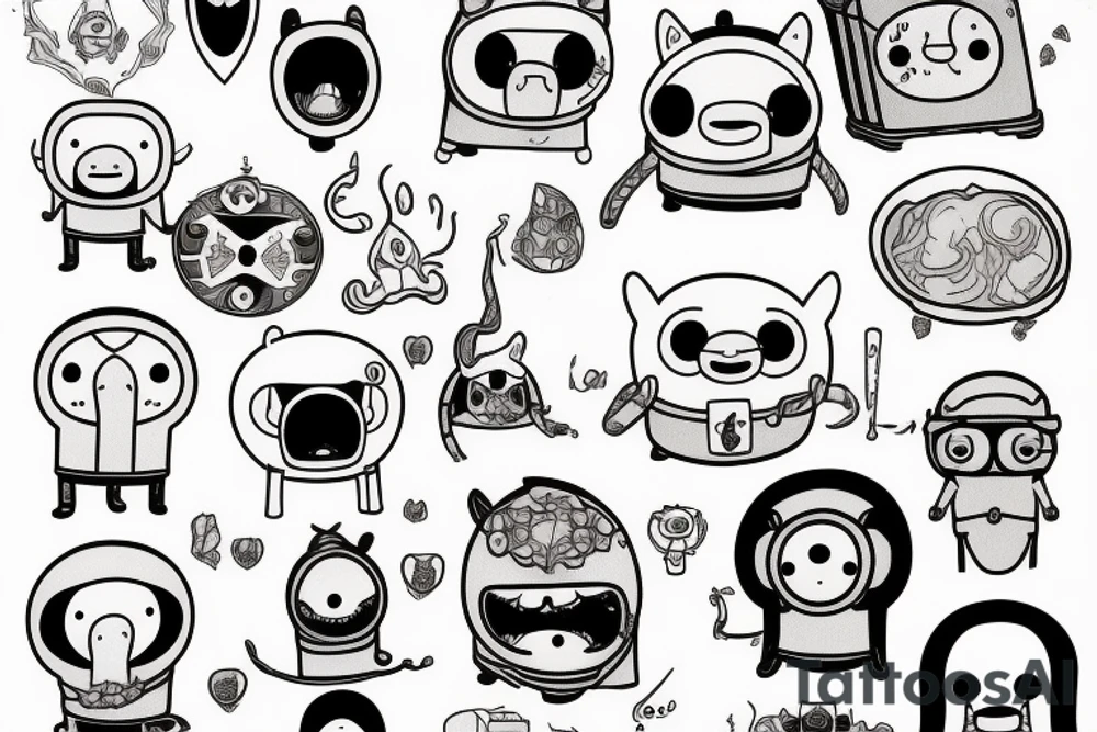 adventure time tattoo idea