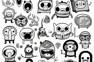 adventure time tattoo idea