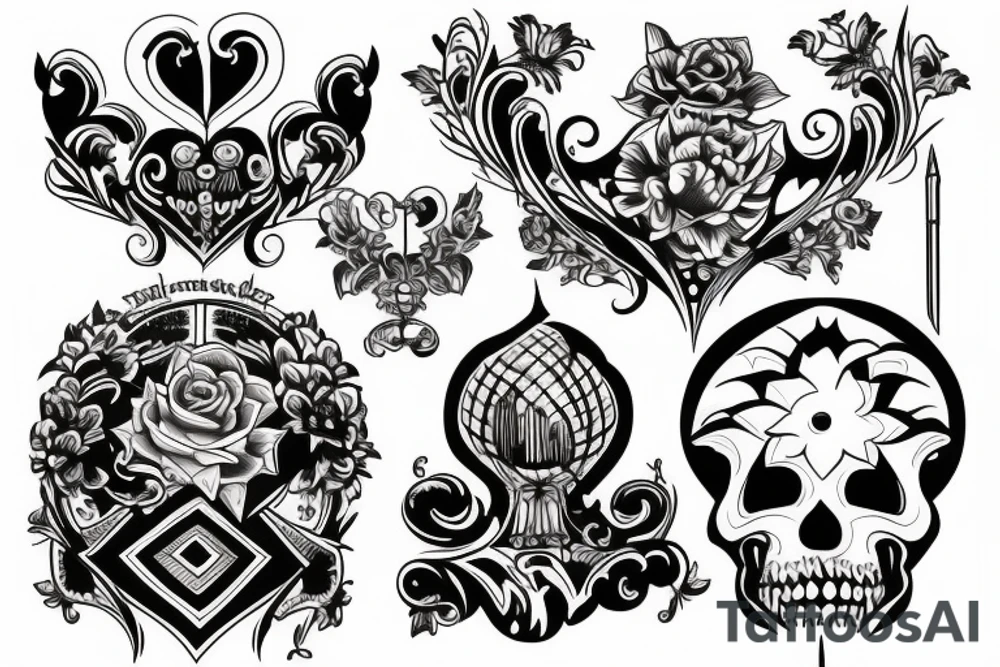 traditional tattoo filler tattoo idea
