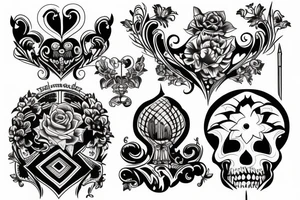 traditional tattoo filler tattoo idea