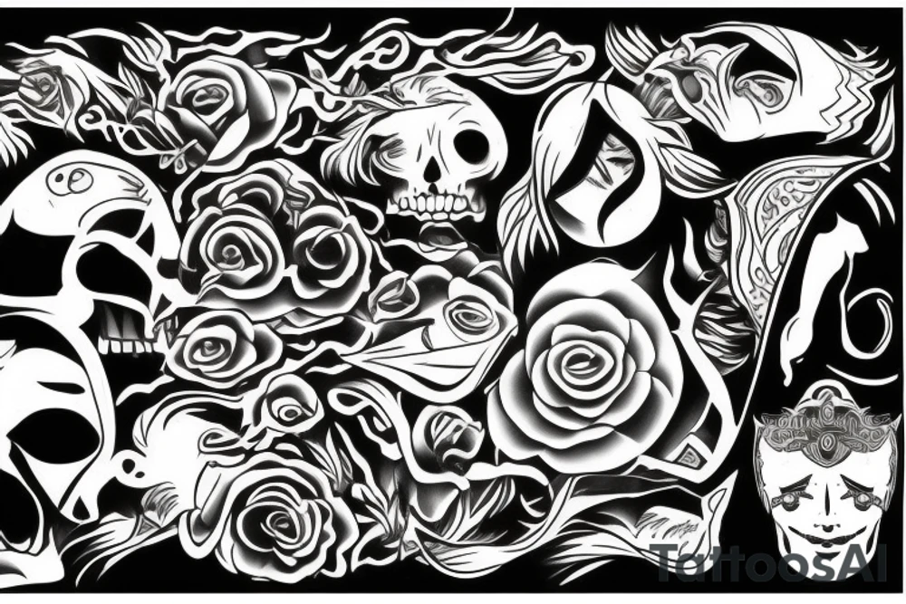 cabeza de un alcon tattoo idea