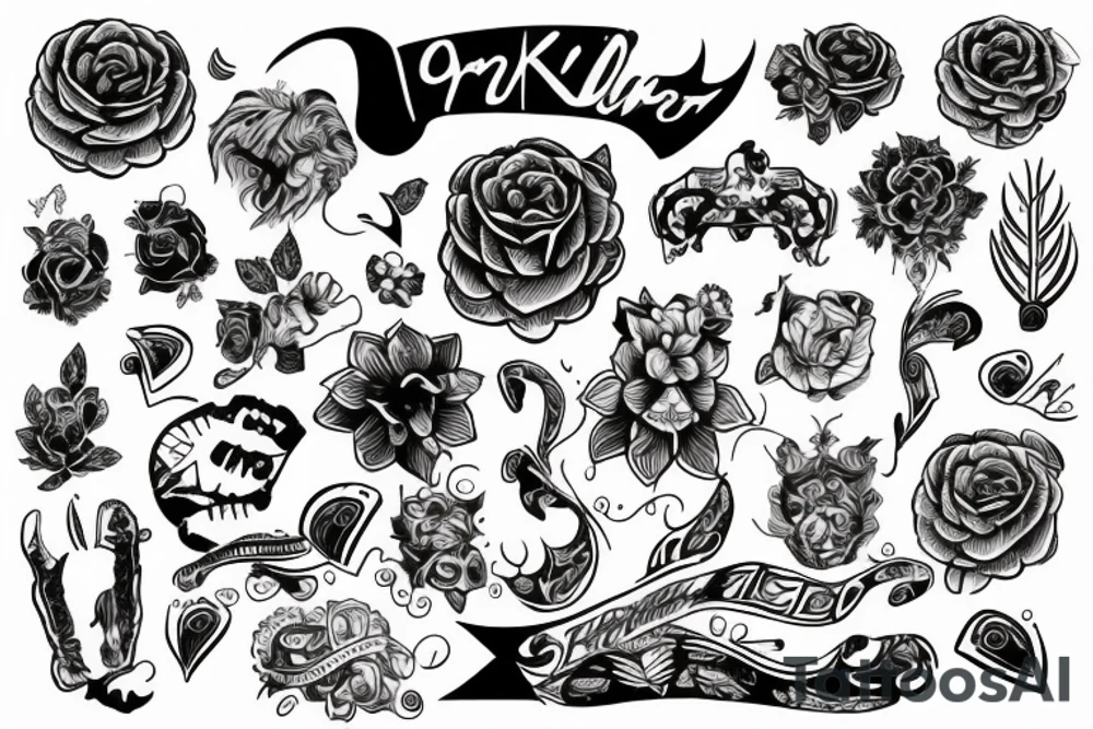 Дракон tattoo idea