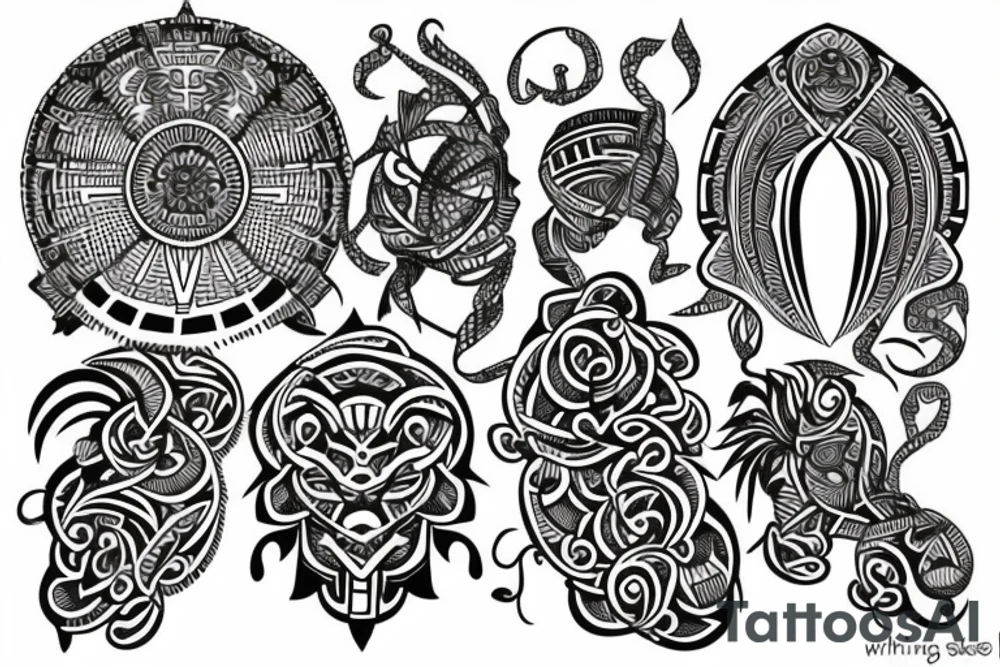 tribal tattoo idea