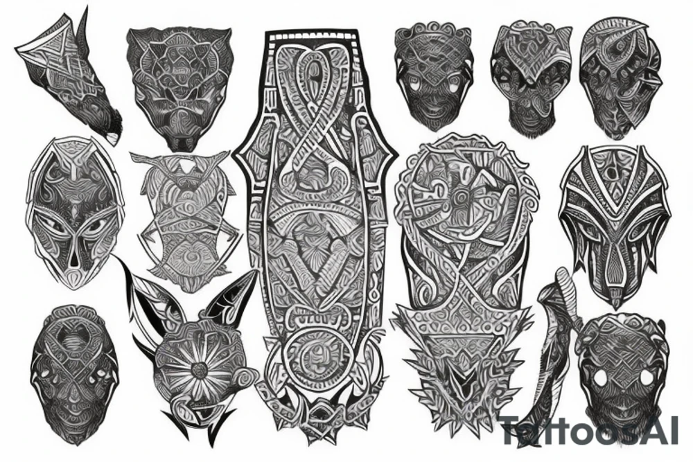tribal tattoo idea
