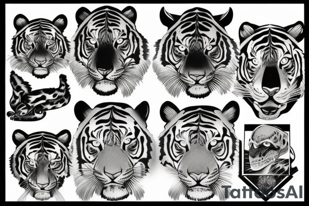 tiger tattoo idea