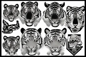 tiger tattoo idea