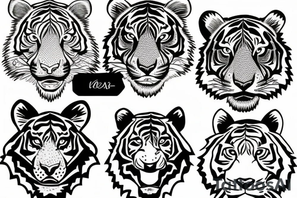 tiger tattoo idea