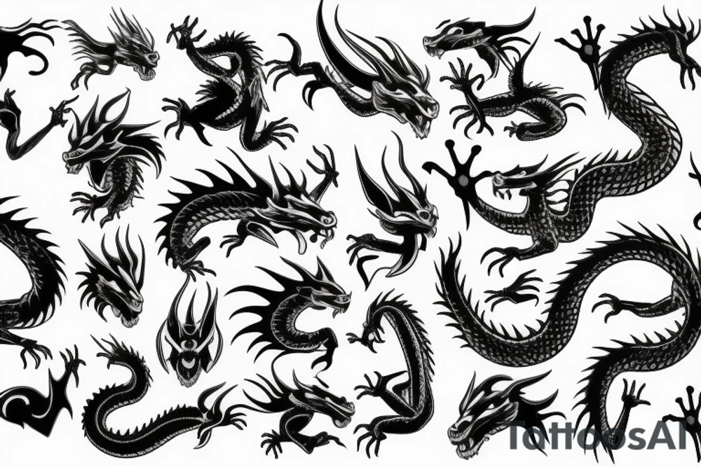 Dragon tattoo idea