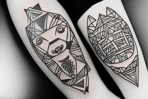 sloth sticks out his finger tattoo idea