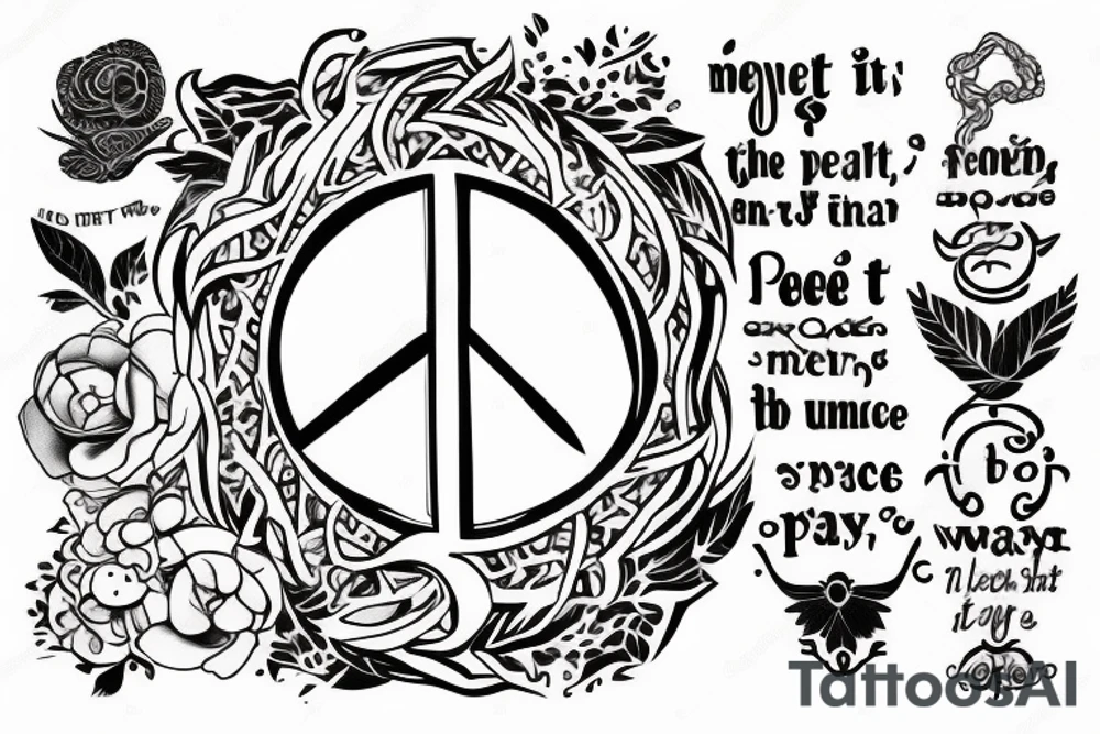 i need SOUMYA in a written and the last A should be have peace symbol in it. tattoo idea