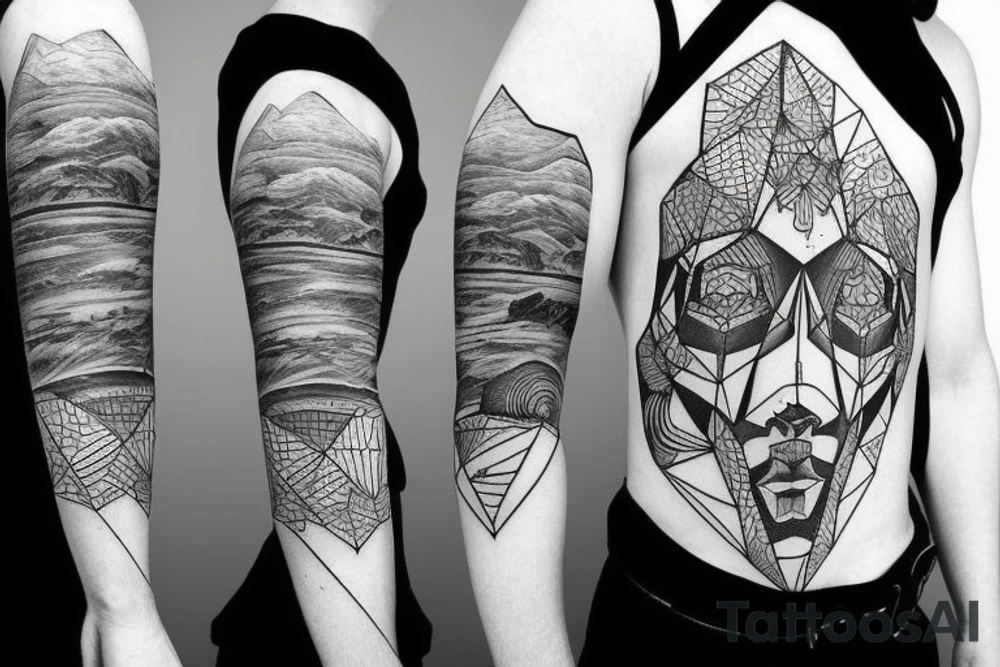climbing mountains tattoo idea