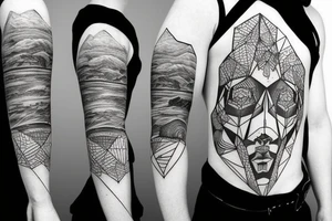 climbing mountains tattoo idea