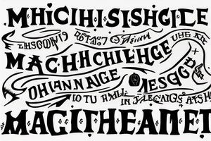 The words "Mischief Managed" in typewriter text tattoo idea