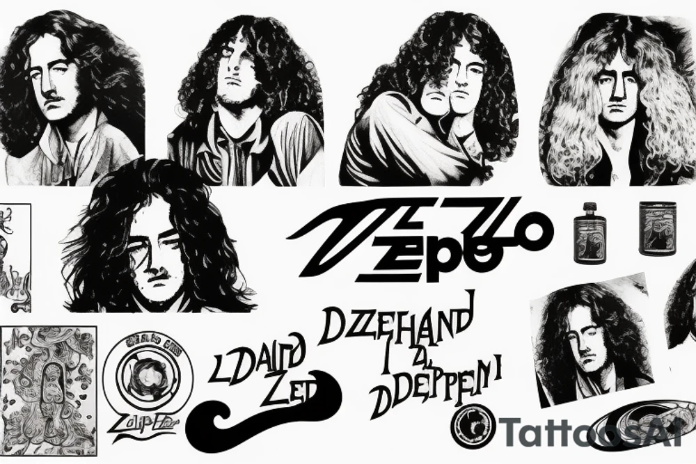 Dazed and confused Led Zeppelin tattoo idea