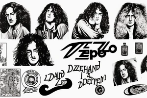 Dazed and confused Led Zeppelin tattoo idea