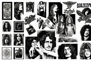 Dazed and confused Led Zeppelin tattoo idea