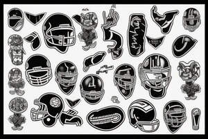 Fotball tattoo idea