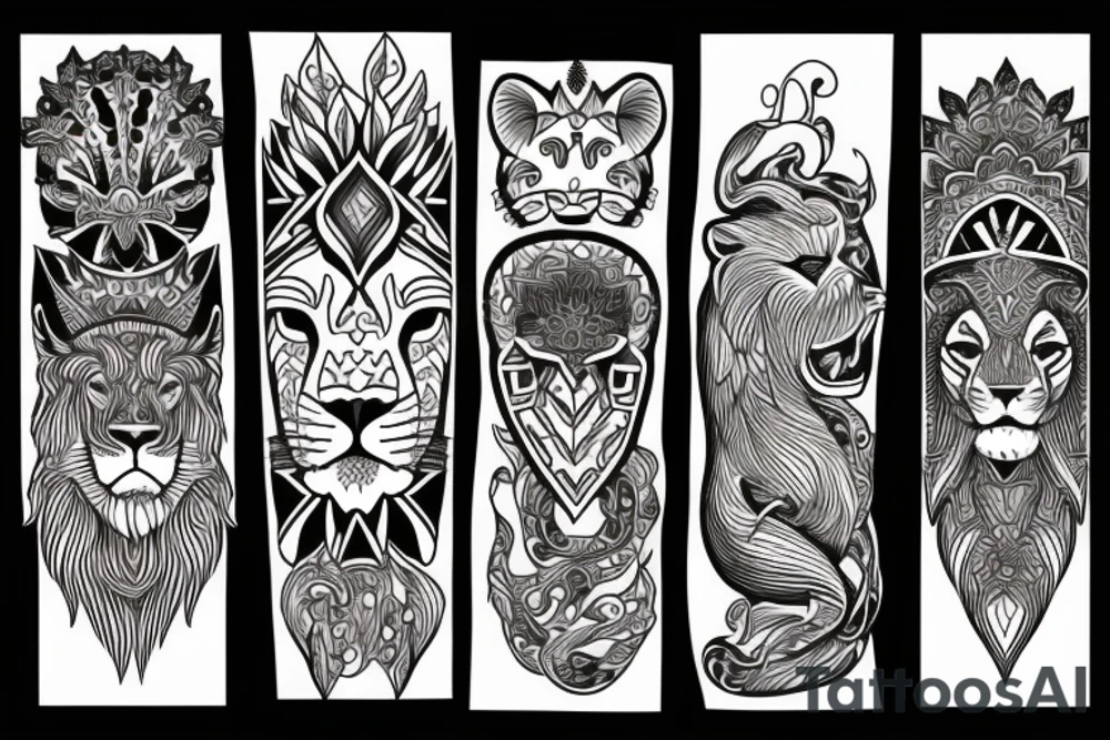 lion tattoo idea