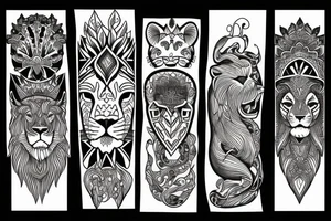 lion tattoo idea