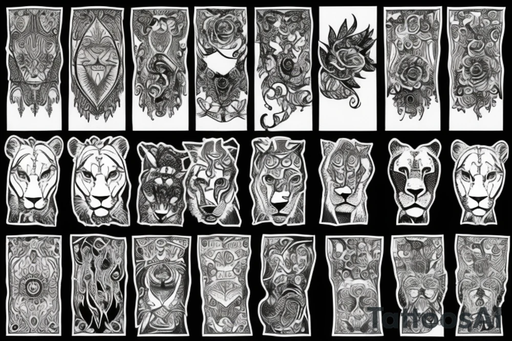 lion tattoo idea