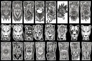 lion tattoo idea
