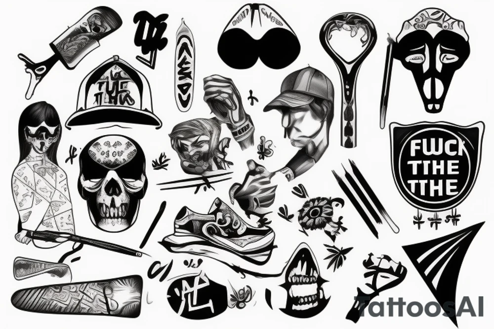 Fuck with the paddle tattoo idea