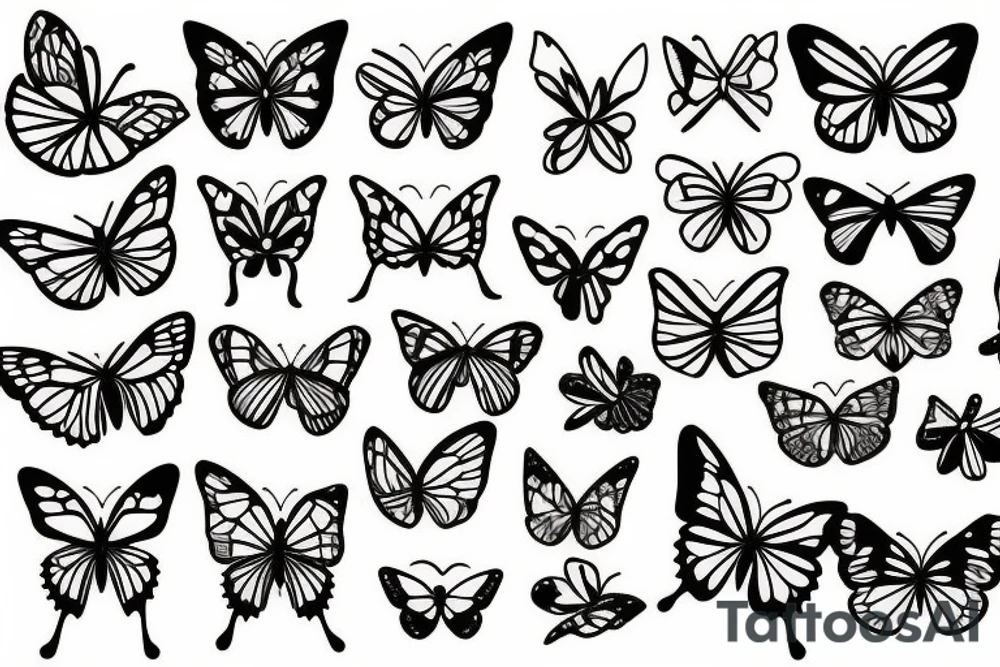 butterfly tattoo idea
