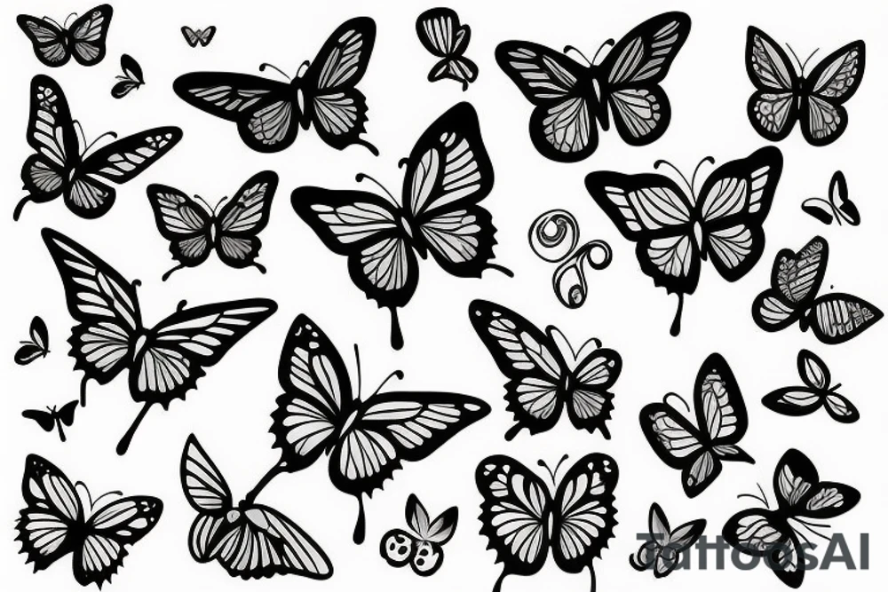 butterfly tattoo idea