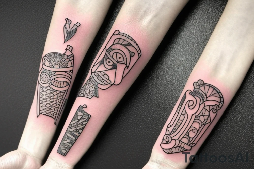 Bracelet tattoo idea